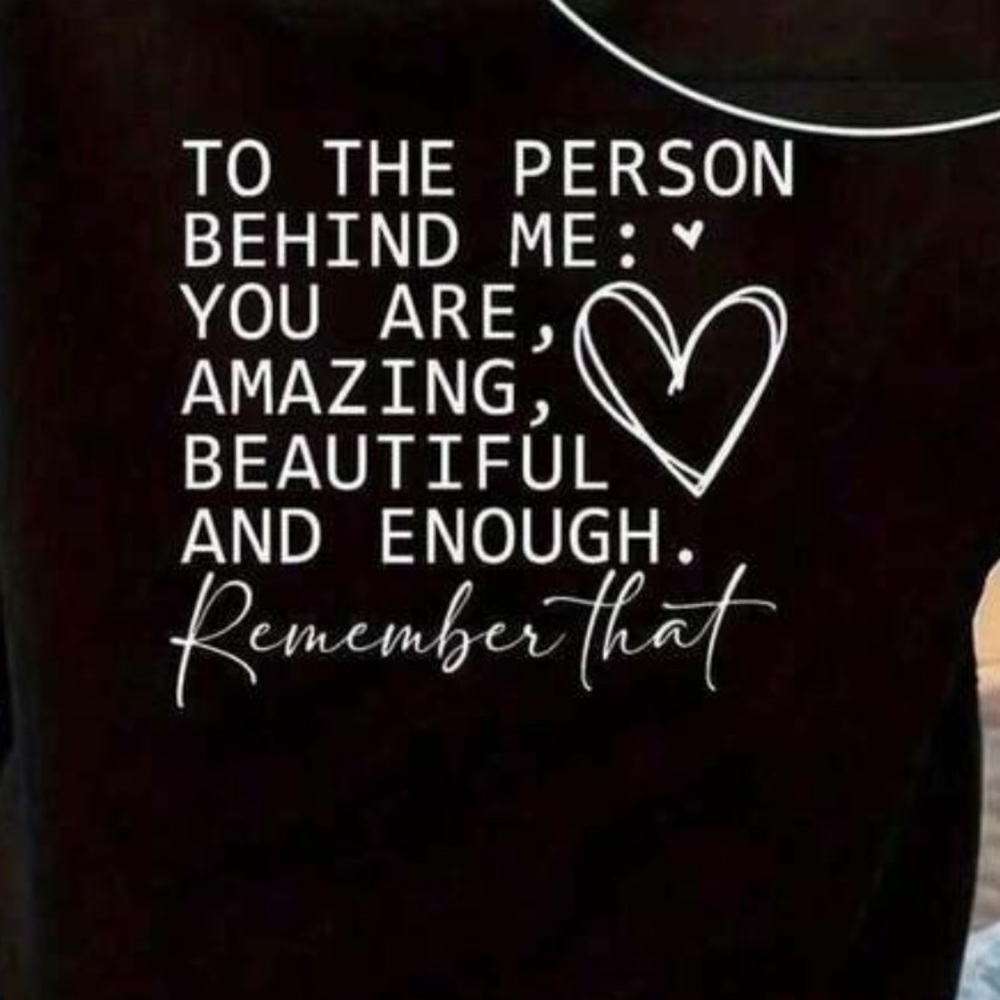 Black Inspirational Short Sleeve Tee